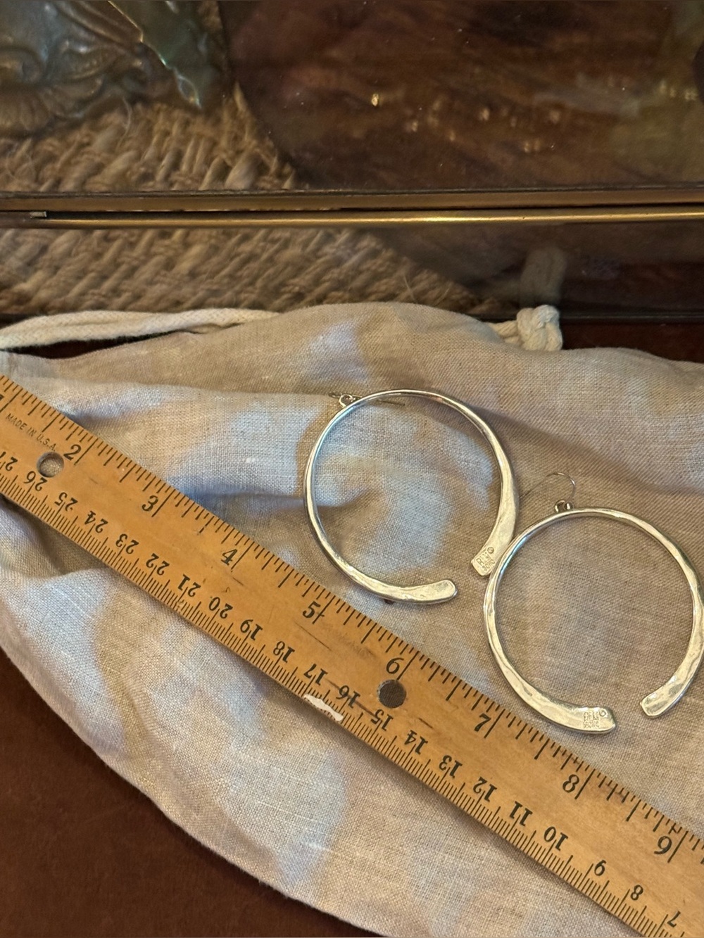 Sterling Silver Hoop Earrings - Silver